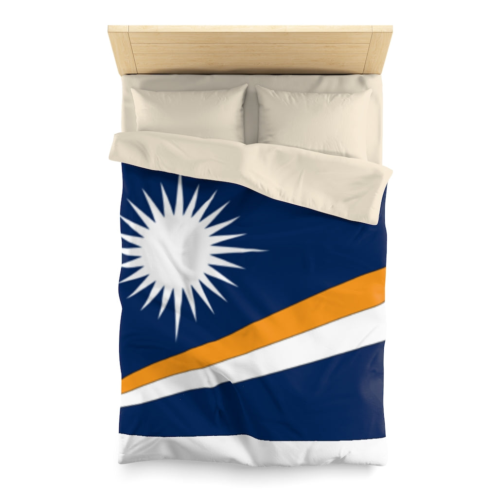 MARSHALL ISLANDS Microfiber Duvet Cover