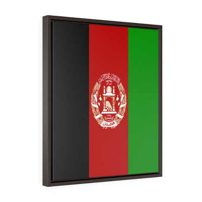 Afghanistan Vertical Framed Premium Gallery Wrap Canvas