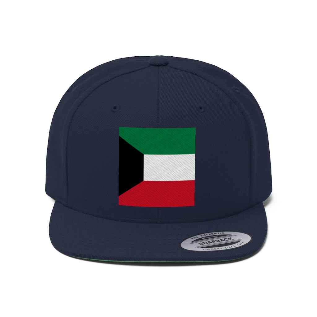 KUWAIT Unisex Flat Bill Hat