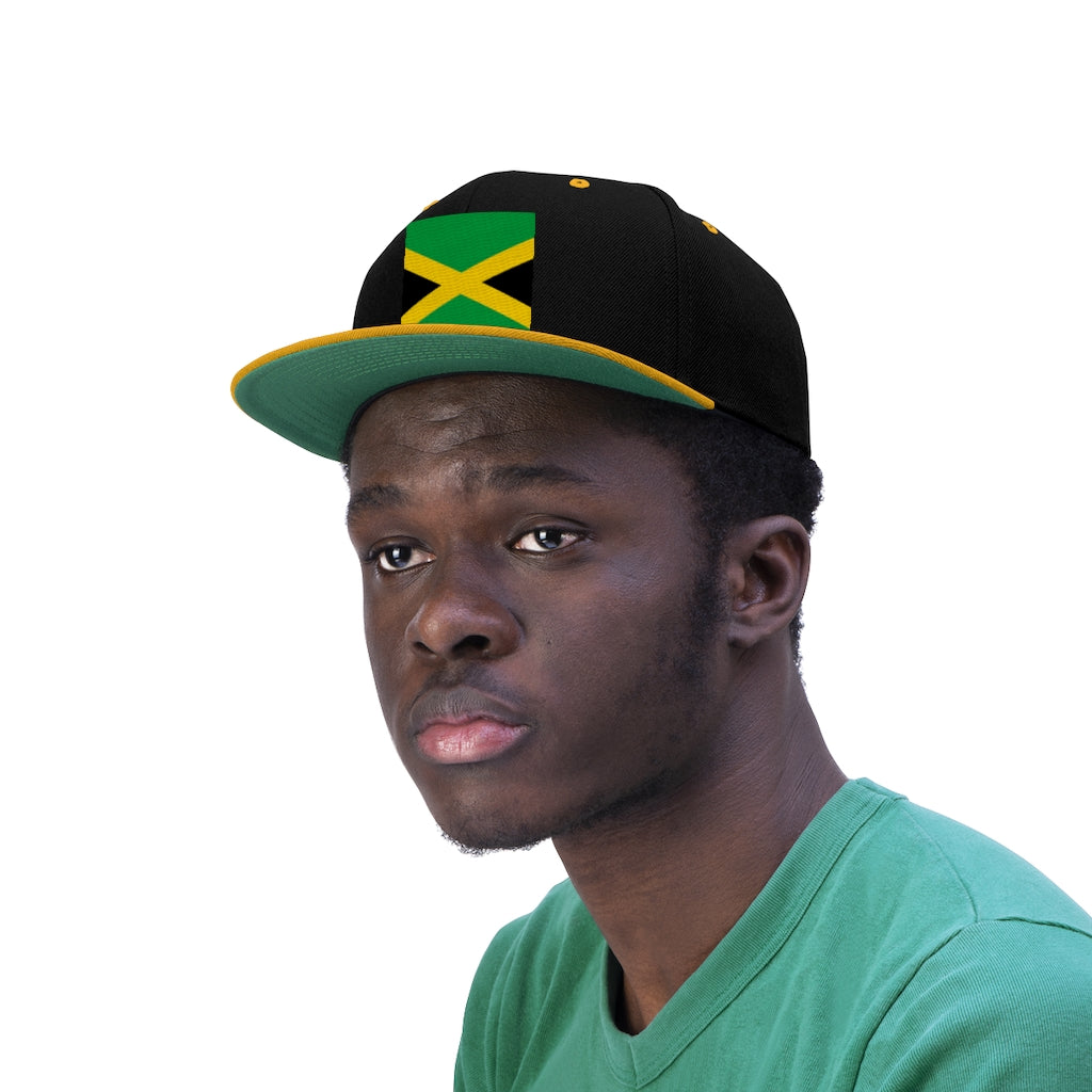 JAMAICA Unisex Flat Bill Hat