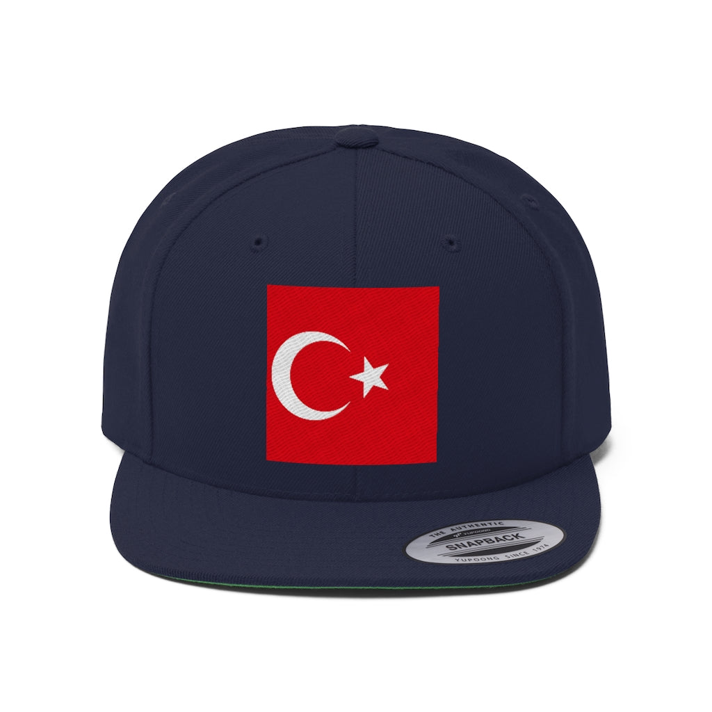 TURKEY Unisex Flat Bill Hat