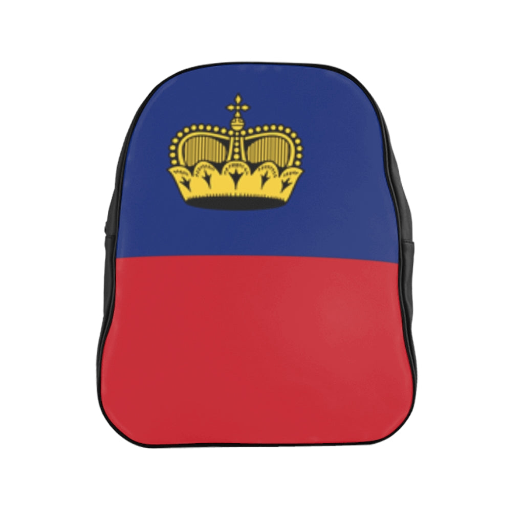 LIECHTENSTEIN FLAG School Backpack