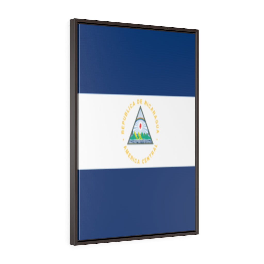 NICARAGUA Vertical Framed Premium Gallery Wrap Canvas