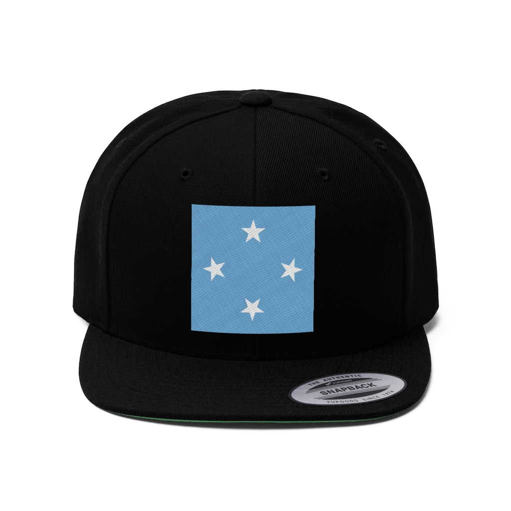 MICRONESIA Unisex Flat Bill Hat