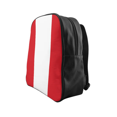 PERU FLAG School Backpack