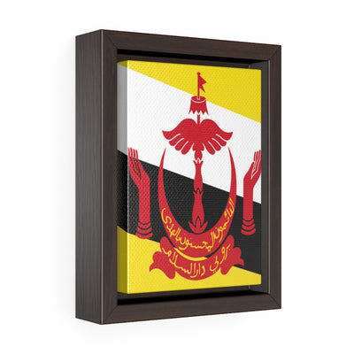 BRUNEI Vertical Framed Premium Gallery Wrap Canvas