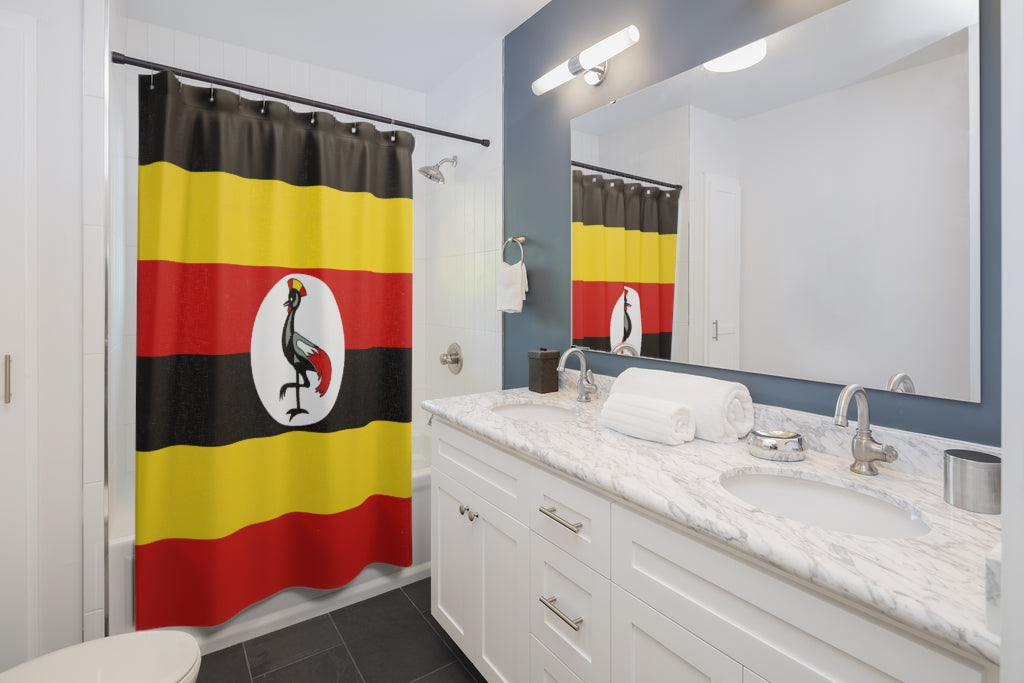 UGANDA Shower Curtains