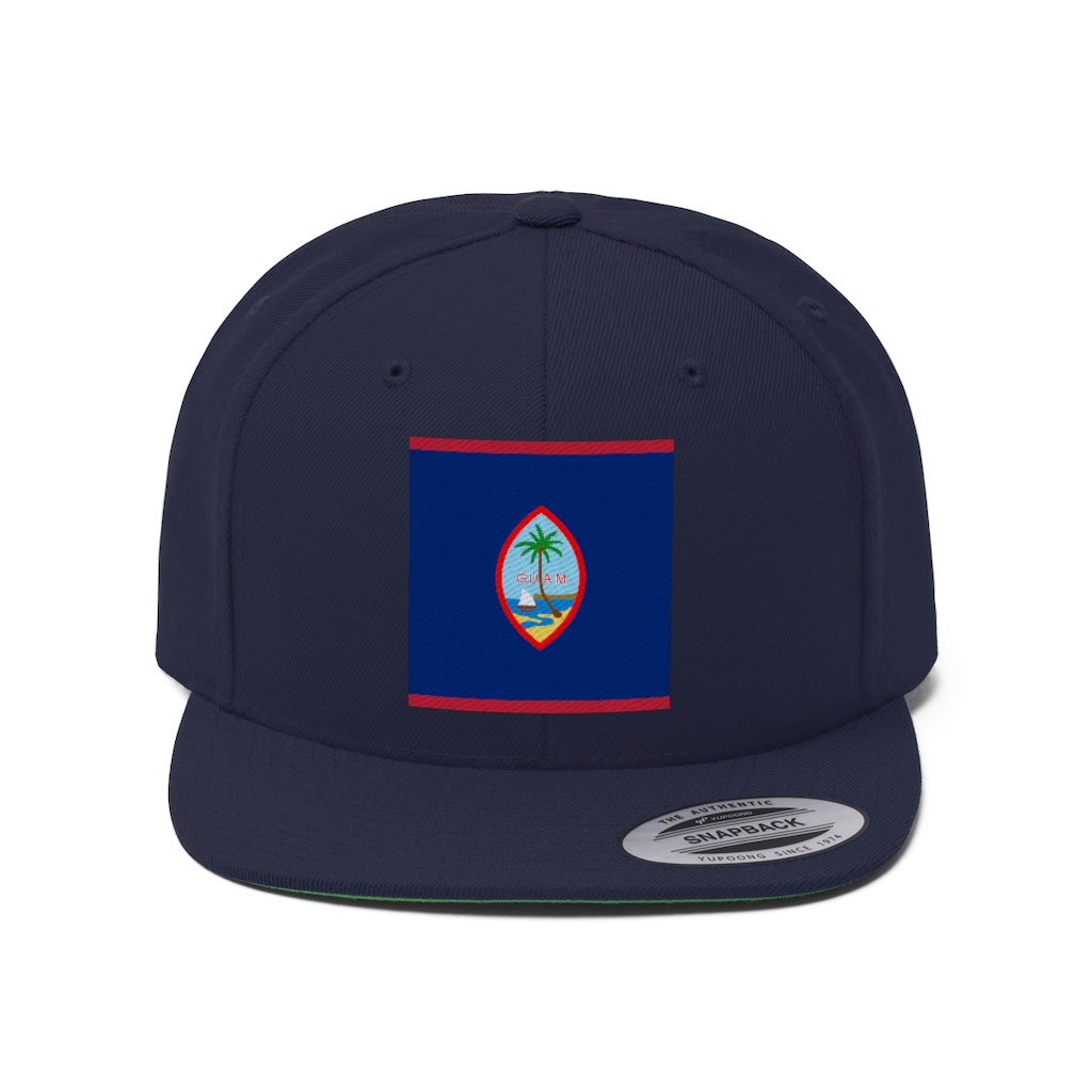 GUAM Unisex Flat Bill Hat