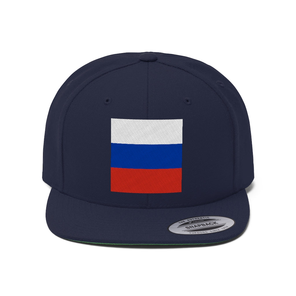 RUSSIA Unisex Flat Bill Hat