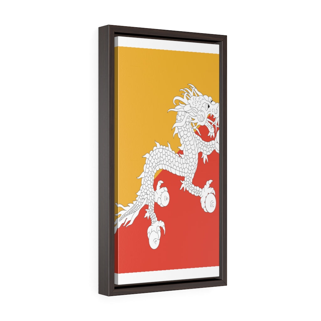 BHUTAN Vertical Framed Premium Gallery Wrap Canvas