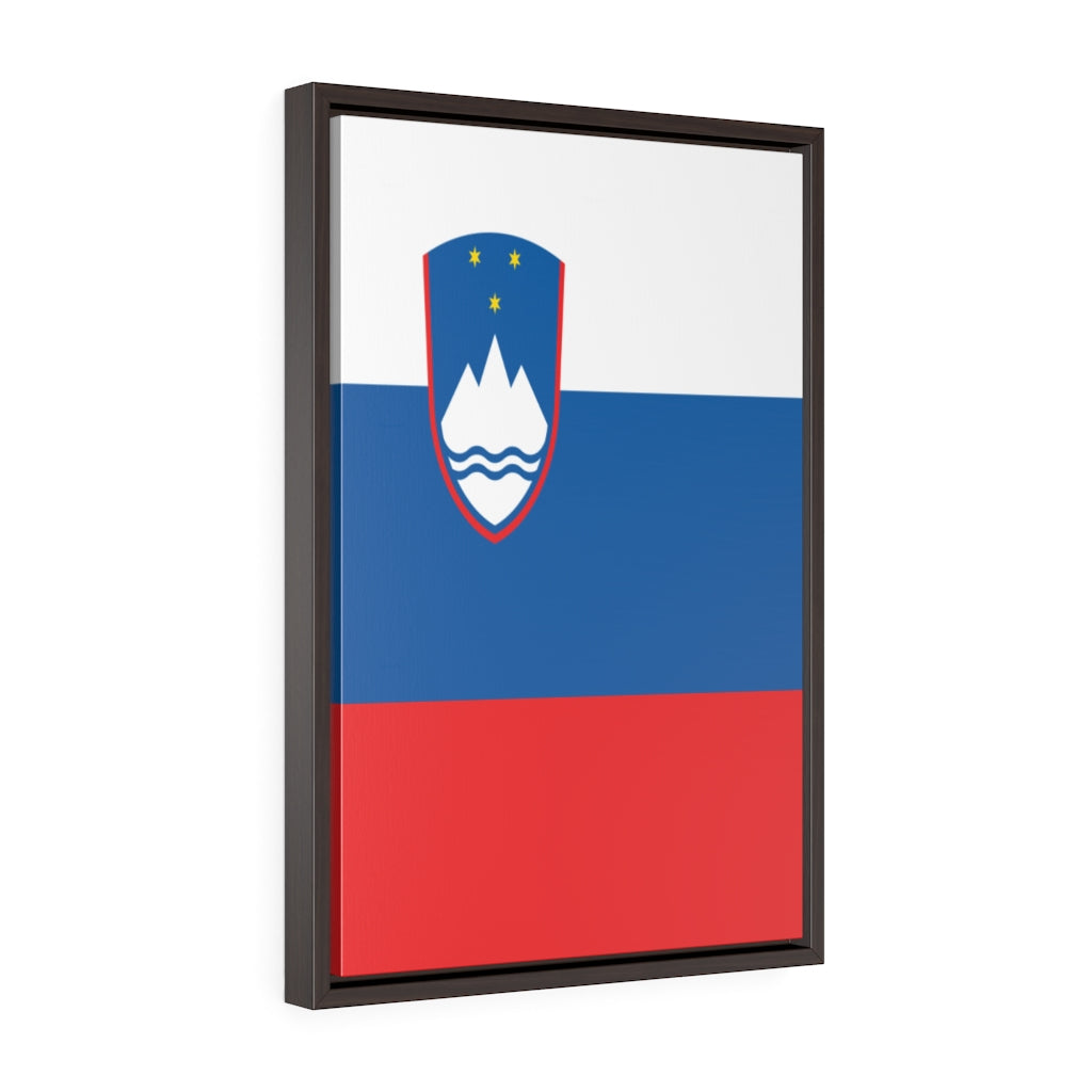 SLOVENIA Vertical Framed Premium Gallery Wrap Canvas