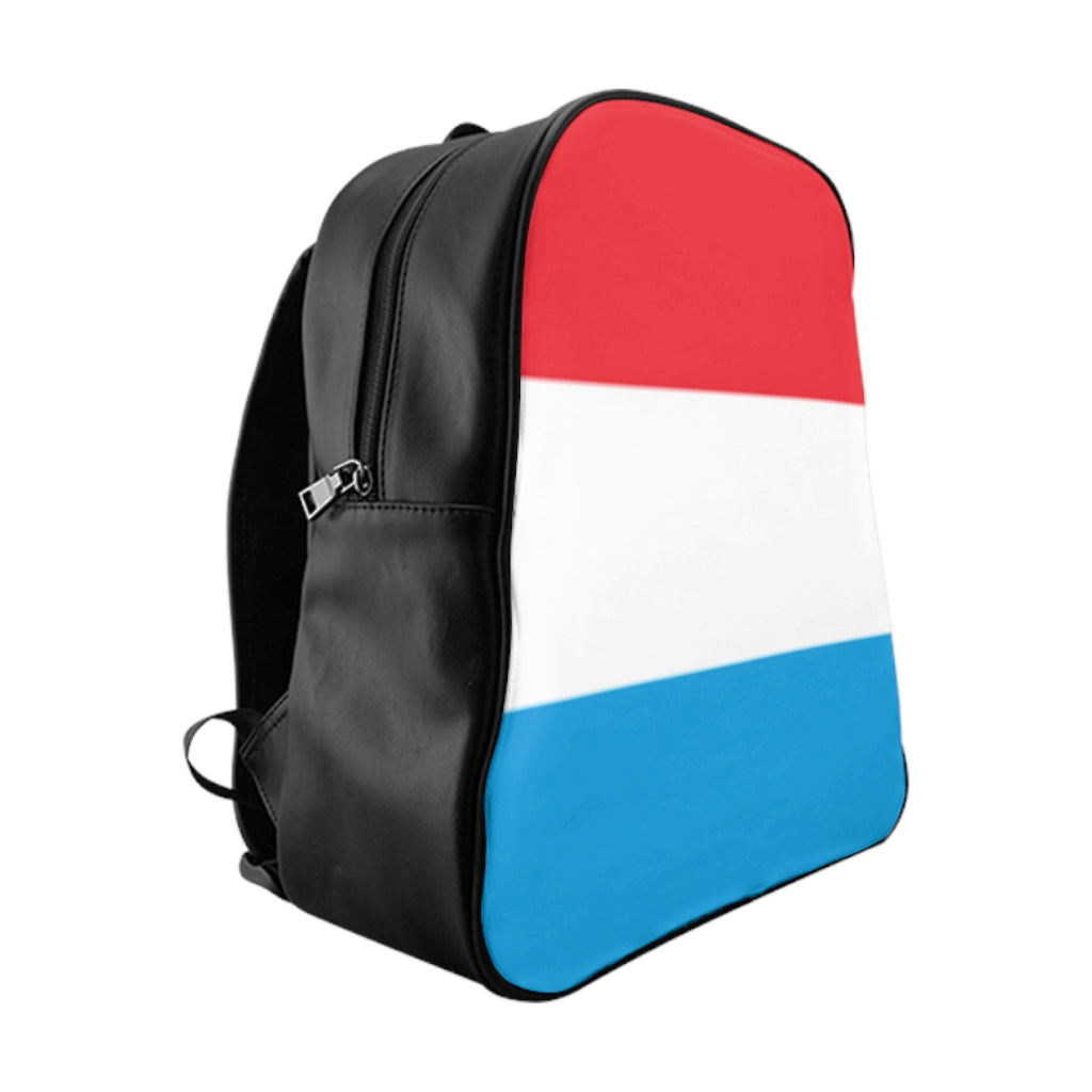 LUXEMBOURG FLAG School Backpack