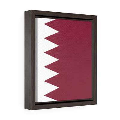 QATAR Vertical Framed Premium Gallery Wrap Canvas