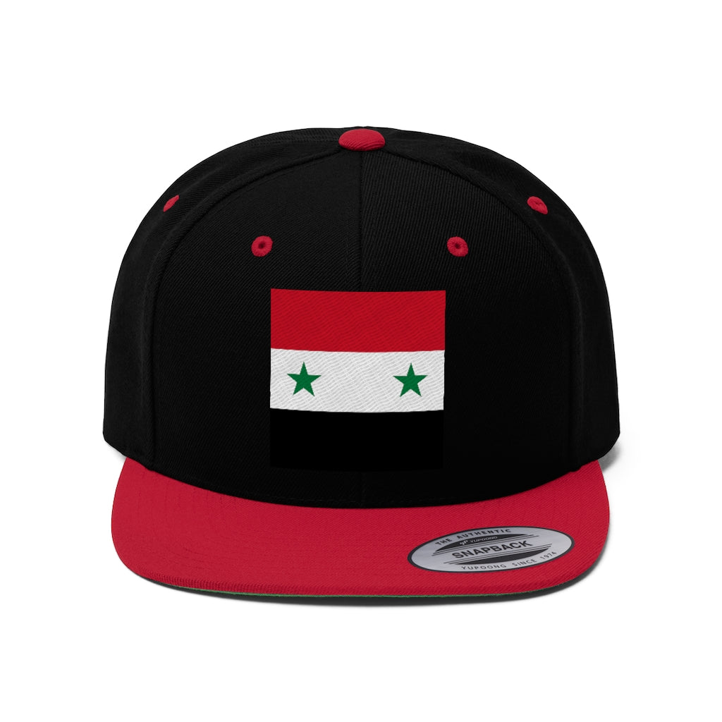 SYRIA Unisex Flat Bill Hat