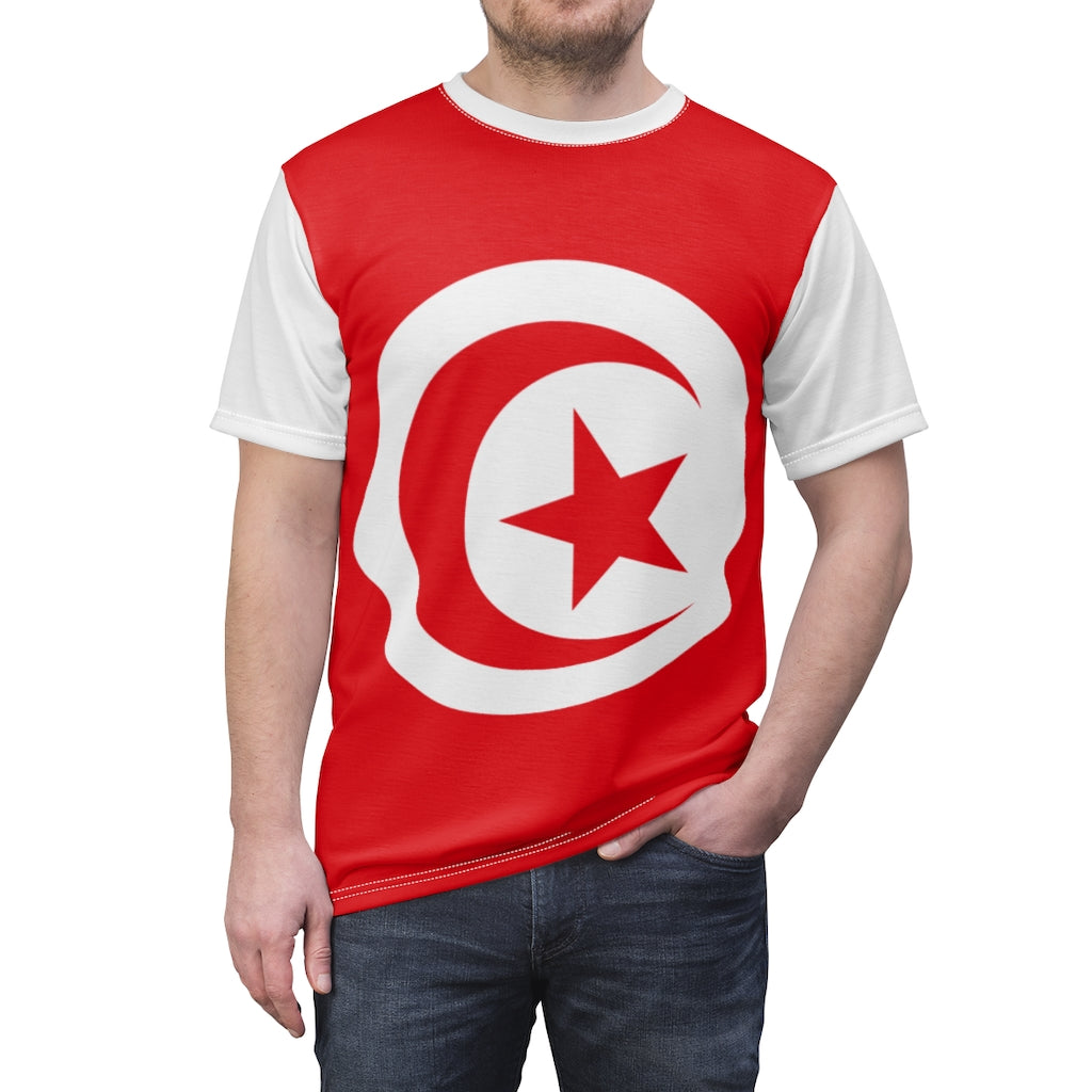 TUNISIA Unisex AOP Cut & Sew Tee