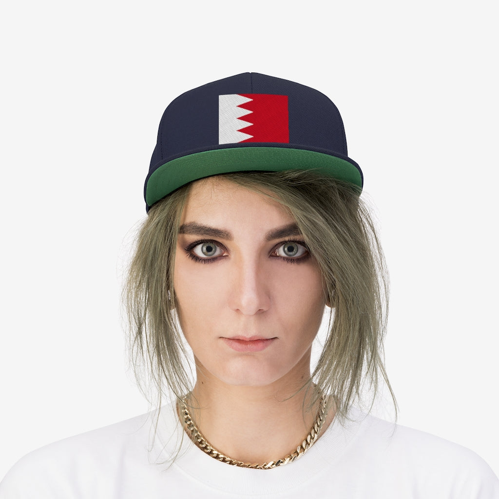 BAHRAIN Unisex Flat Bill Hat