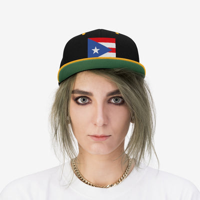 PUERTO RICO Unisex Flat Bill Hat