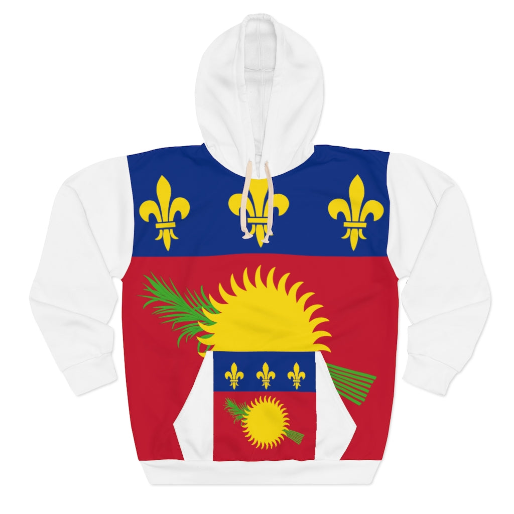 Guadeloupe AOP Unisex Pullover Hoodie