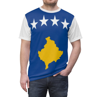 Kosovo Unisex AOP Cut & Sew Tee