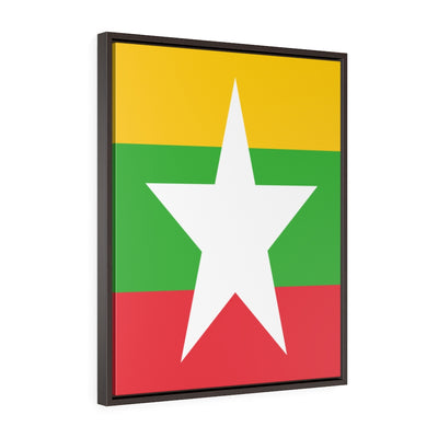 MYANMAR Vertical Framed Premium Gallery Wrap Canvas