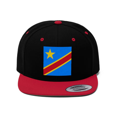 CONGO DEMOCRATIC REPUBLIC Unisex Flat Bill Hat