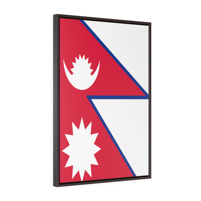 NEPAL Vertical Framed Premium Gallery Wrap Canvas