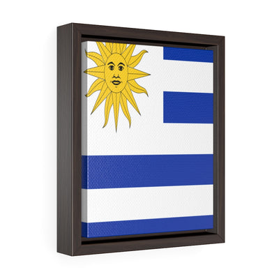 URUGUAY Vertical Framed Premium Gallery Wrap Canvas