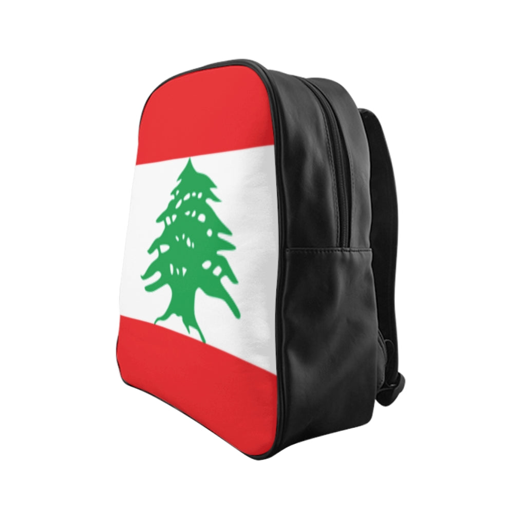 LEBANON FLAG School Backpack