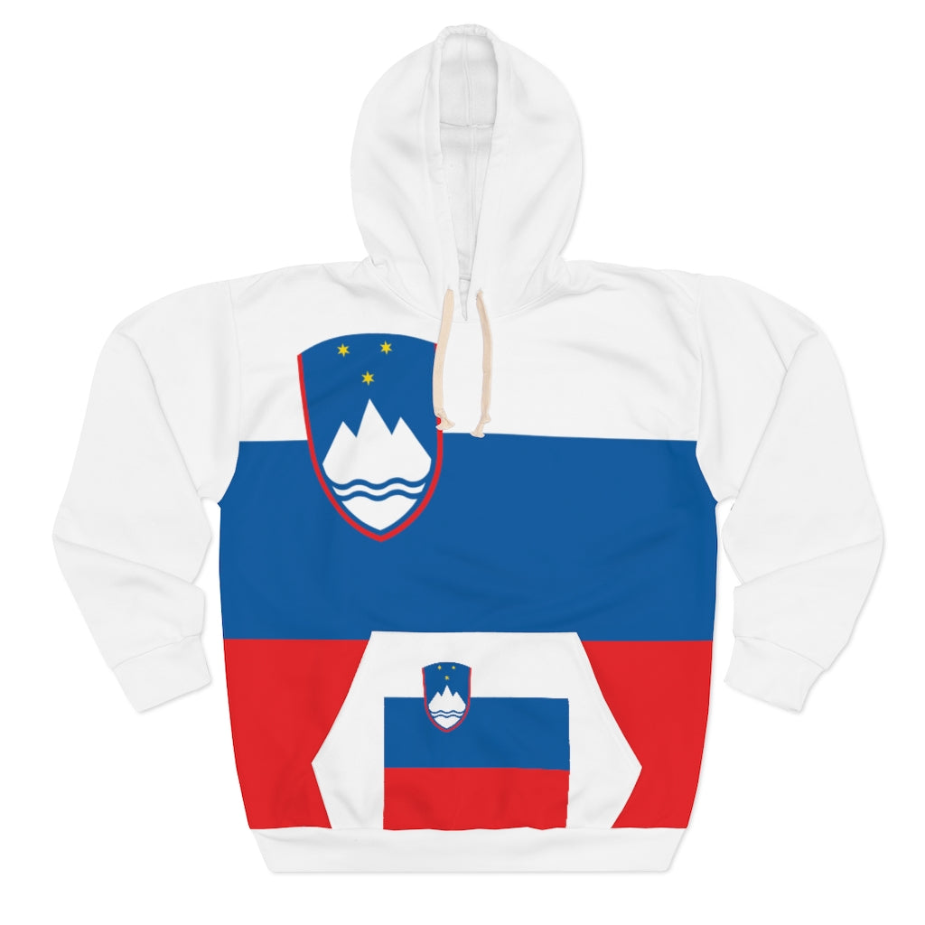 SLOVENIA AOP Unisex Pullover Hoodie