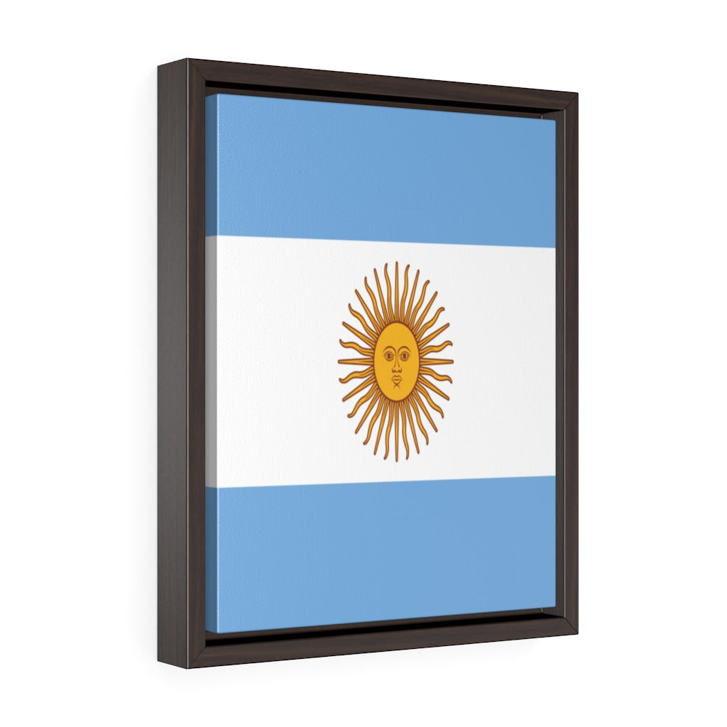 ARGENTINA Vertical Framed Premium Gallery Wrap Canvas