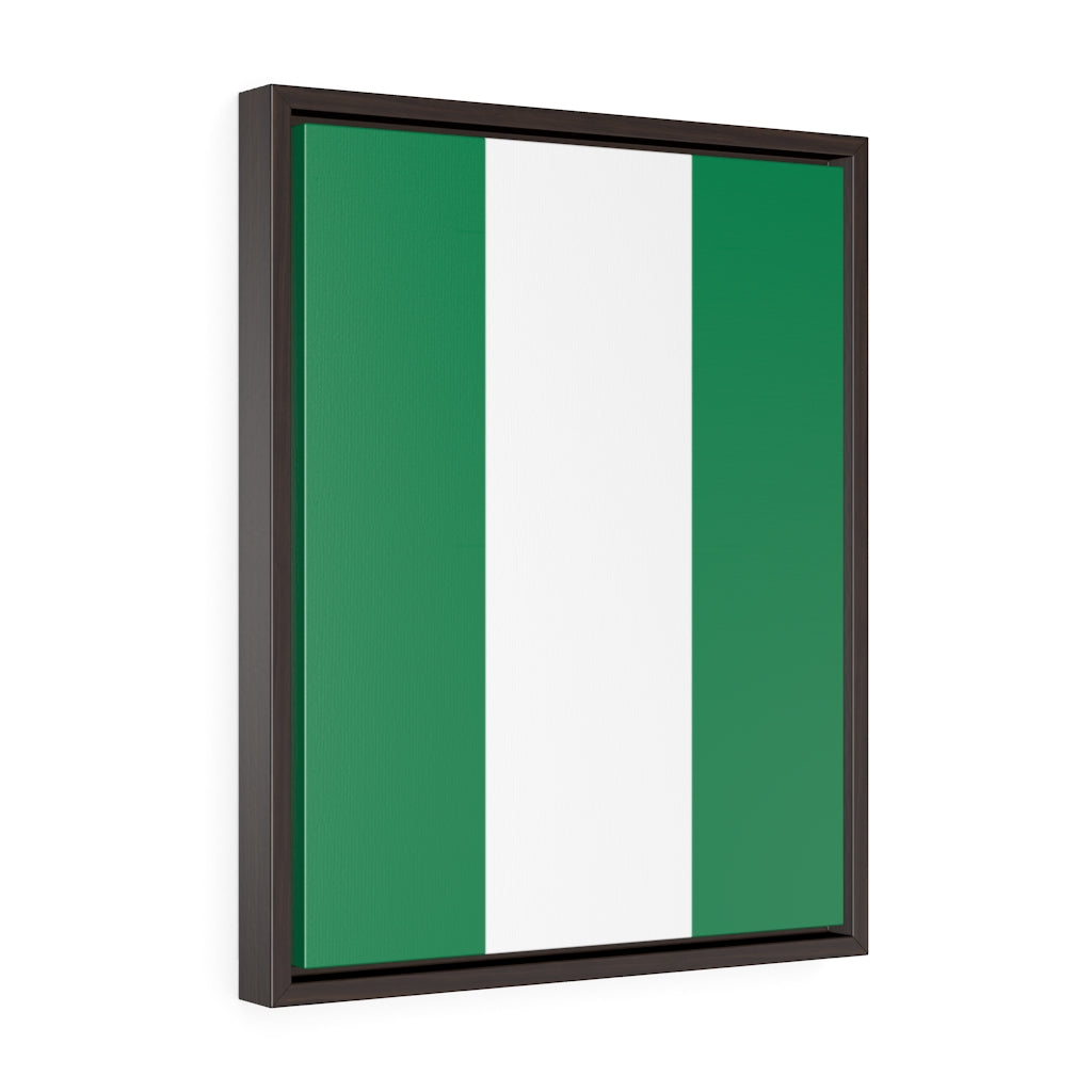 NIGERIA Vertical Framed Premium Gallery Wrap Canvas