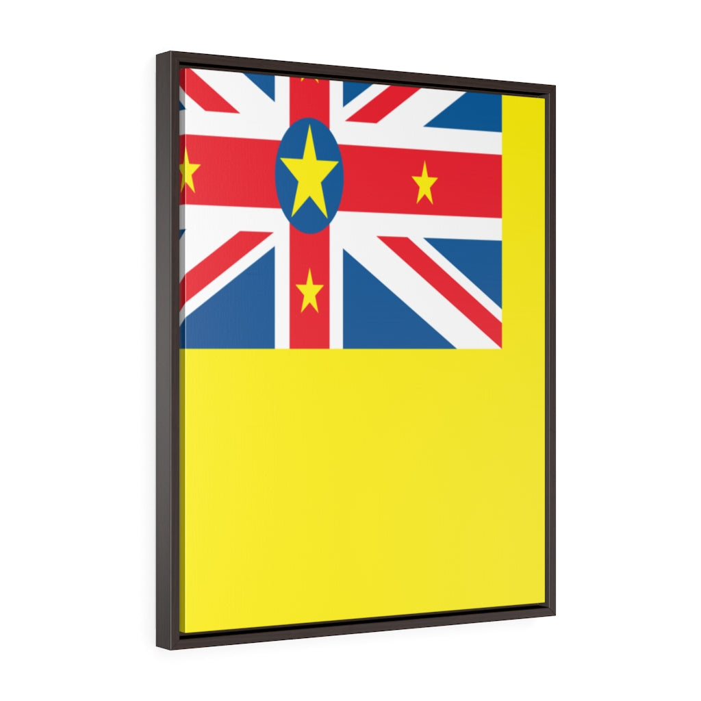 NIUE Vertical Framed Premium Gallery Wrap Canvas