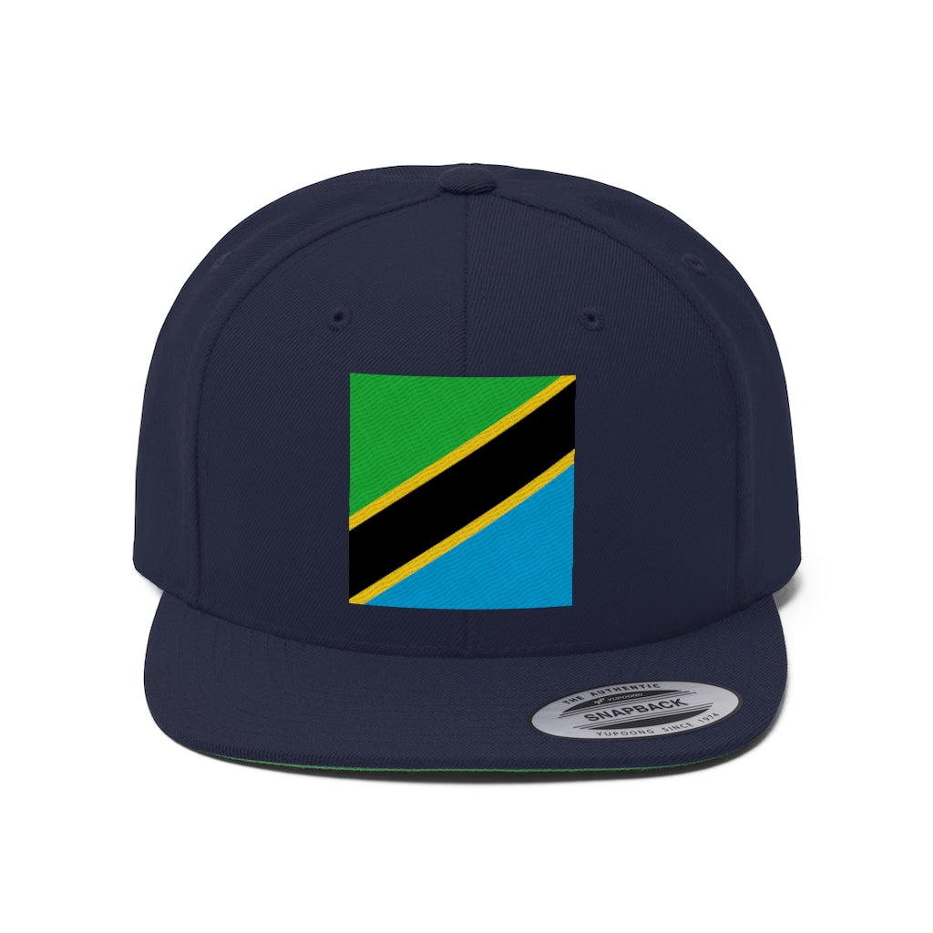 TANZANIA Unisex Flat Bill Hat