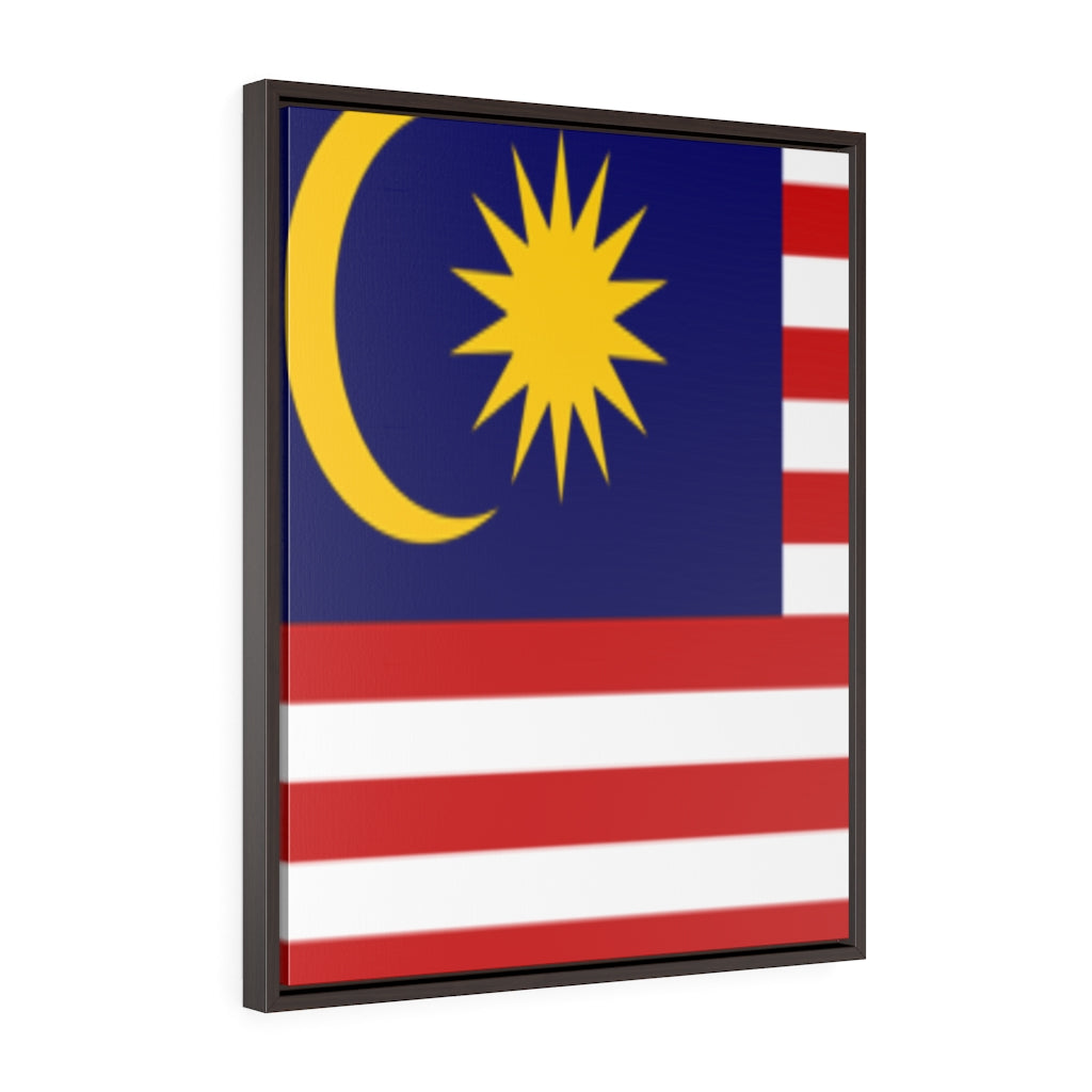 MALAYSIA Vertical Framed Premium Gallery Wrap Canvas