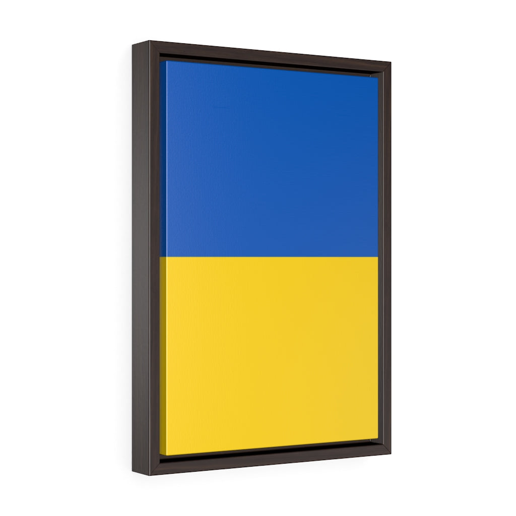 UKRAINE Vertical Framed Premium Gallery Wrap Canvas