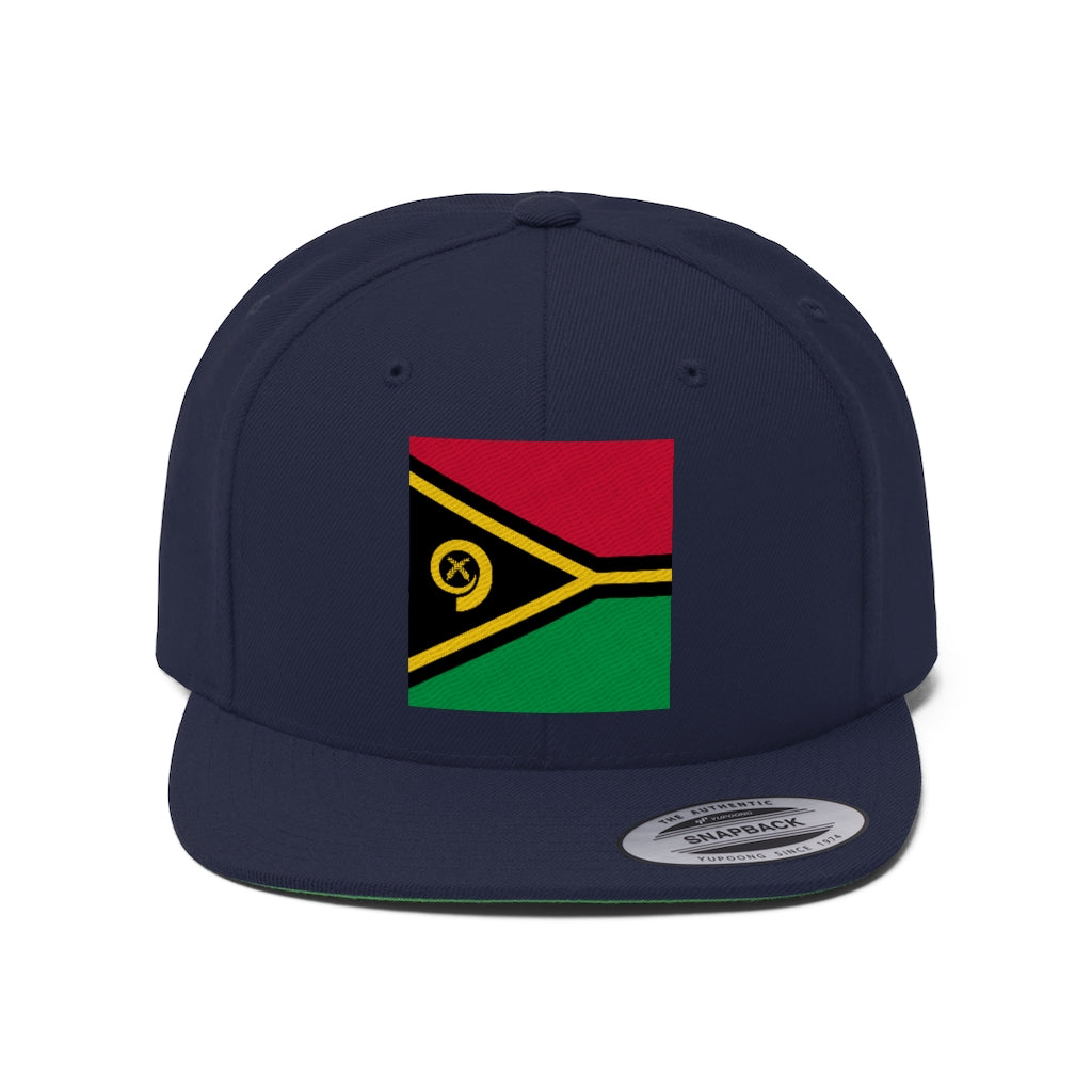 VANUATU Unisex Flat Bill Hat