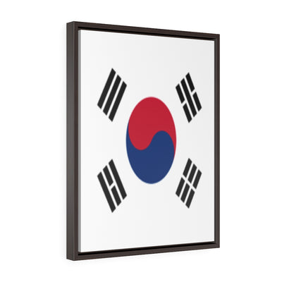 SOUTH KOREA Vertical Framed Premium Gallery Wrap Canvas