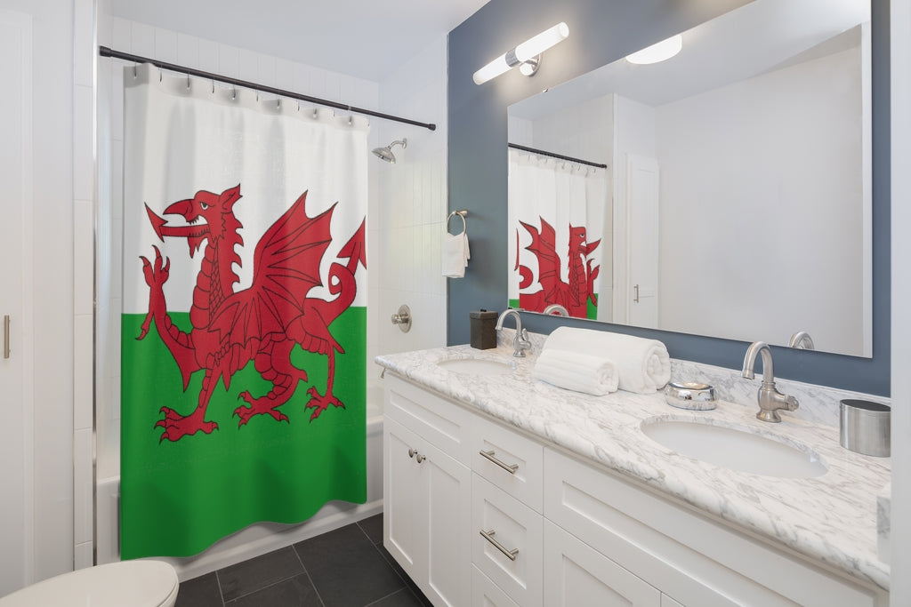 WALES Shower Curtains