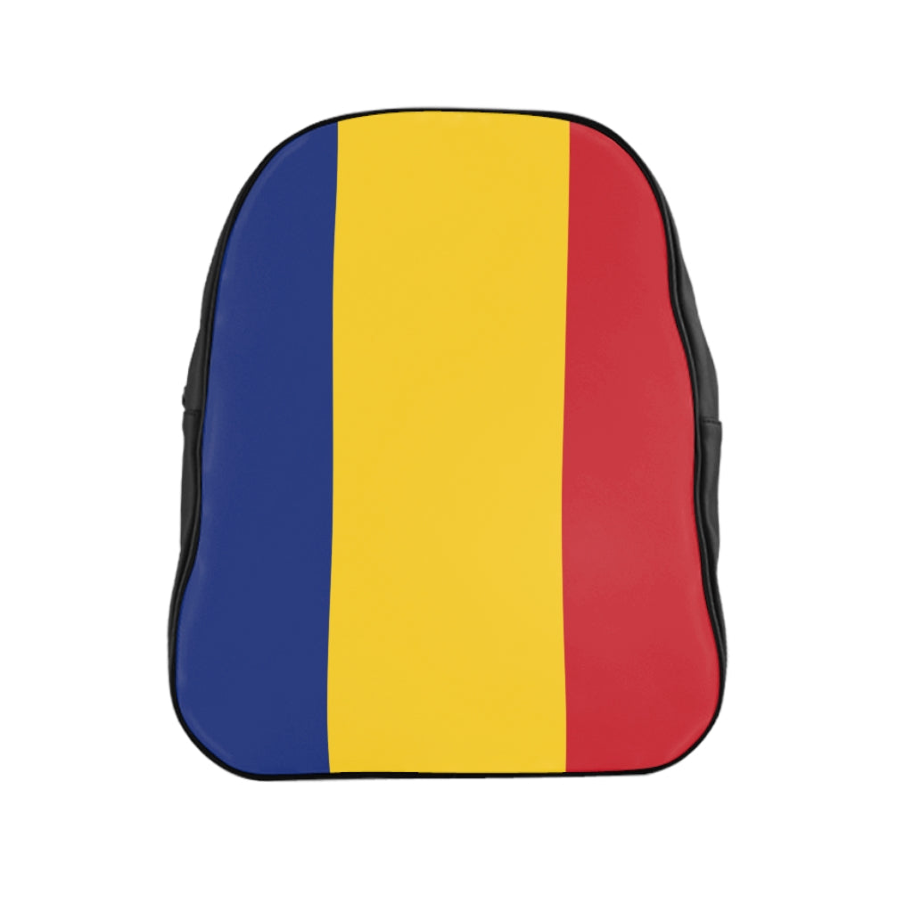 ROMANIA FLAG School Backpack