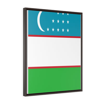 UZBEKISTAN Vertical Framed Premium Gallery Wrap Canvas