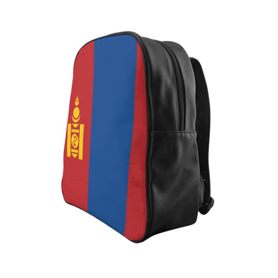 MONGOLIA FLAG School Backpack