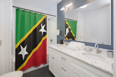 SAINT KITTS AND NEVIS Shower Curtains