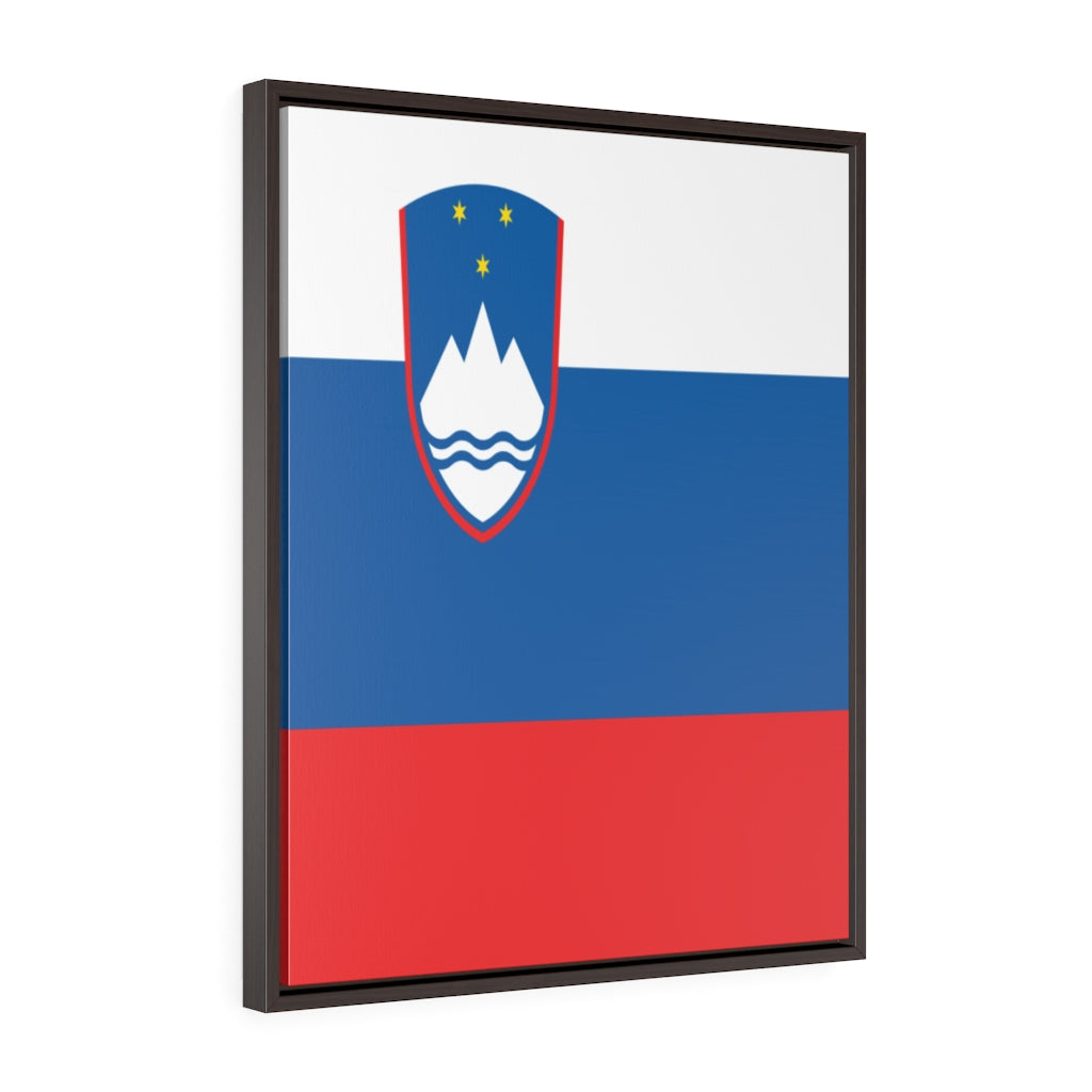 SLOVENIA Vertical Framed Premium Gallery Wrap Canvas