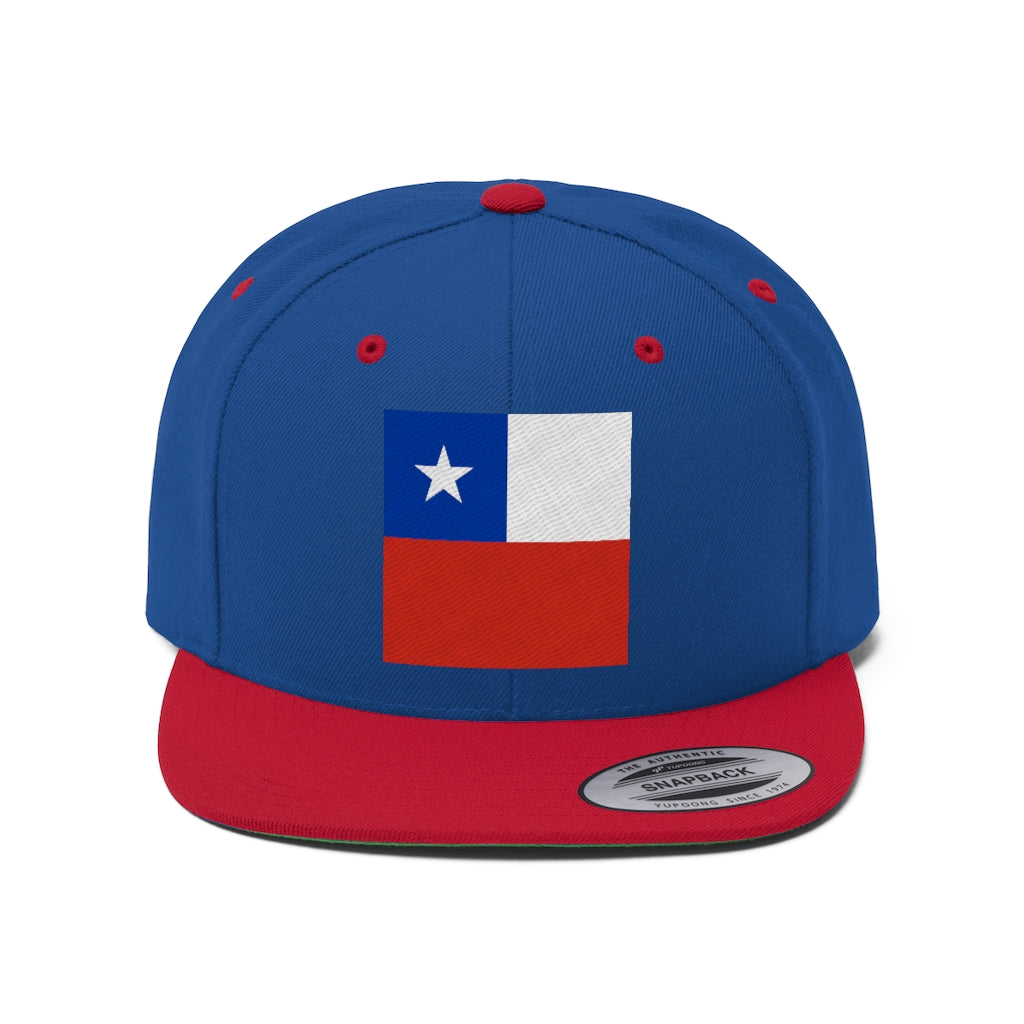 CHILE Unisex Flat Bill Hat