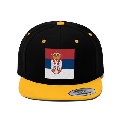 SERBIA  Unisex Flat Bill Hat