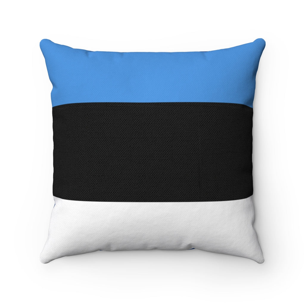 Estonia flag Spun Polyester Square Pillow