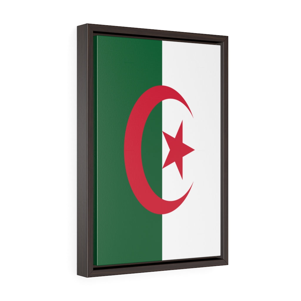 ALGERIA Vertical Framed Premium Gallery Wrap Canvas