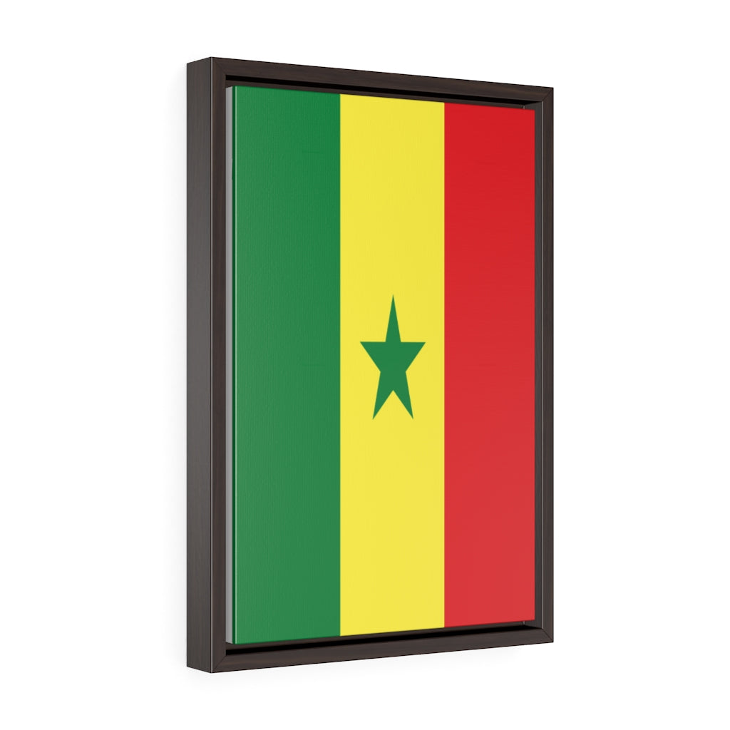 SENEGAL Vertical Framed Premium Gallery Wrap Canvas