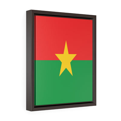 BURKINA FASO Vertical Framed Premium Gallery Wrap Canvas