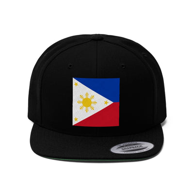 Philippines Unisex Flat Bill Hat